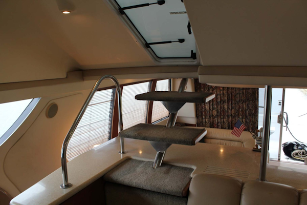 Carver-53 Voyager 1998-Sitting Duck Cape Coral-Florida-United States Interior Flybridge Steps-1724547