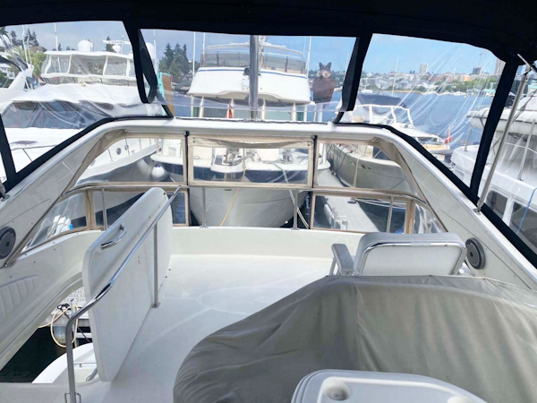 Maxum-4600 SCB 2000-Four Cs Seattle-Washington-United States-Flybridge Looking Aft-1726714