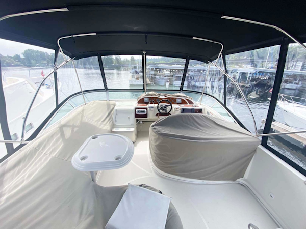 Maxum-4600 SCB 2000-Four Cs Seattle-Washington-United States-Flybridge Looking Forward-1726713