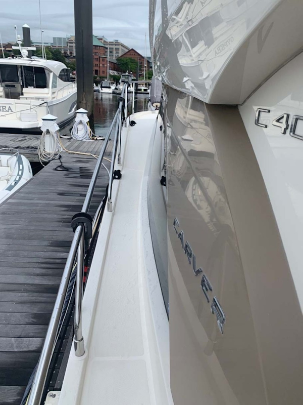 Carver-C40 Command Bridge 2014-FINAL TOUCH Charlestown-Massachusetts-United States-Port Side Deck-1728517