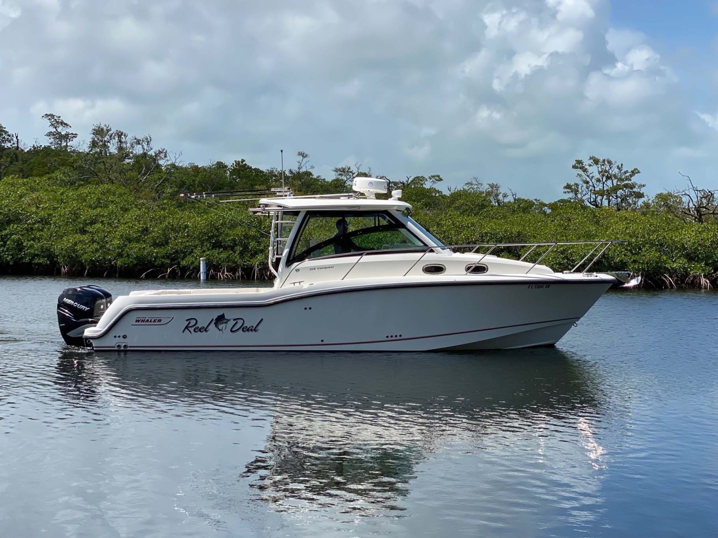 Boston Whaler-315 Conquest 2018 -Key Largo-Florida-United States-Starboard Main-1733266 | Thumbnail