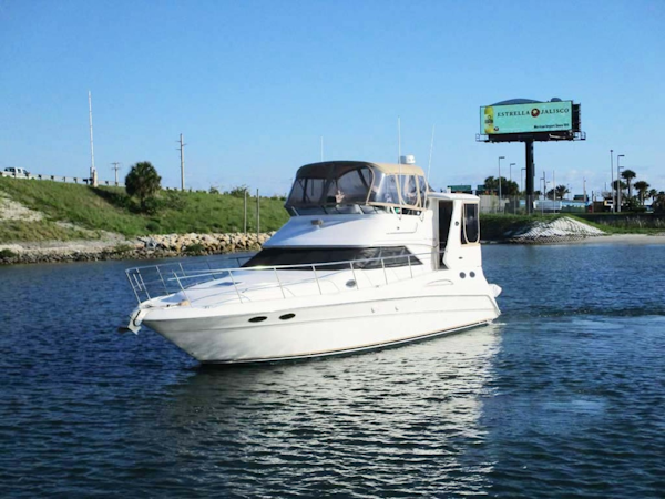 Sea Ray-420 Aft Cabin Motor Yacht 2002-TRAVELER Merritt Island-Florida-United States-Port Bow-1749414