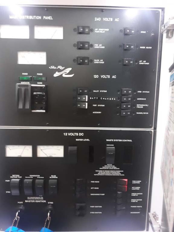 Sea Ray-420 Aft Cabin Motor Yacht 2002-TRAVELER Merritt Island-Florida-United States-Electrical Panel-1749431