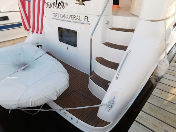 Sea Ray-420 Aft Cabin Motor Yacht 2002-TRAVELER Merritt Island-Florida-United States-Swim Platform, Aft Boarding Steps-1749445