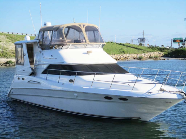 Sea Ray-420 Aft Cabin Motor Yacht 2002-TRAVELER Merritt Island-Florida-United States-Starboard Bow-1749458