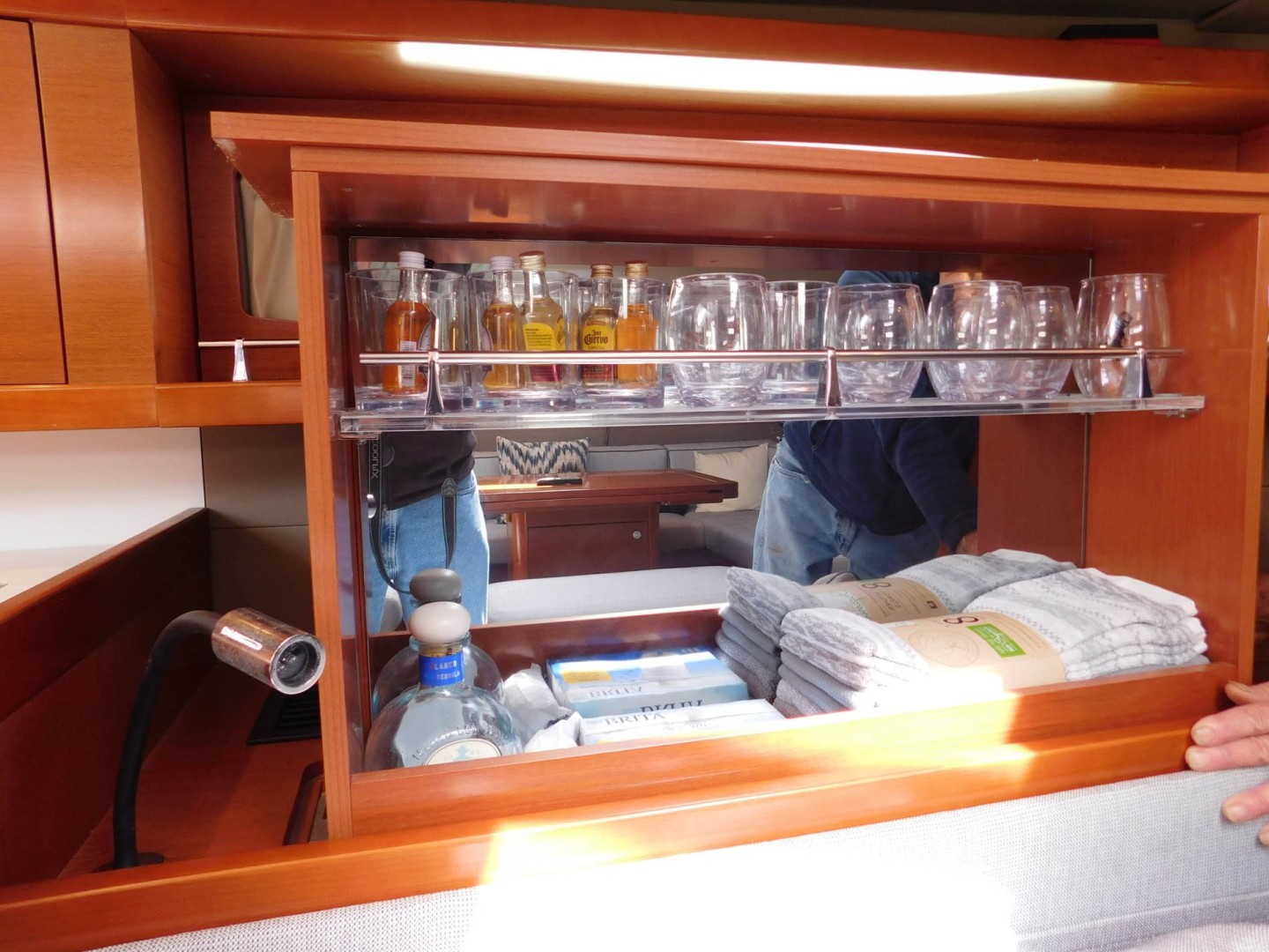 Beneteau-Oceanis 60 2016-Sweet Dreams Cape Canaveral-Florida-United States-Electric Bar Behind Port Settee-1749702 | Thumbnail