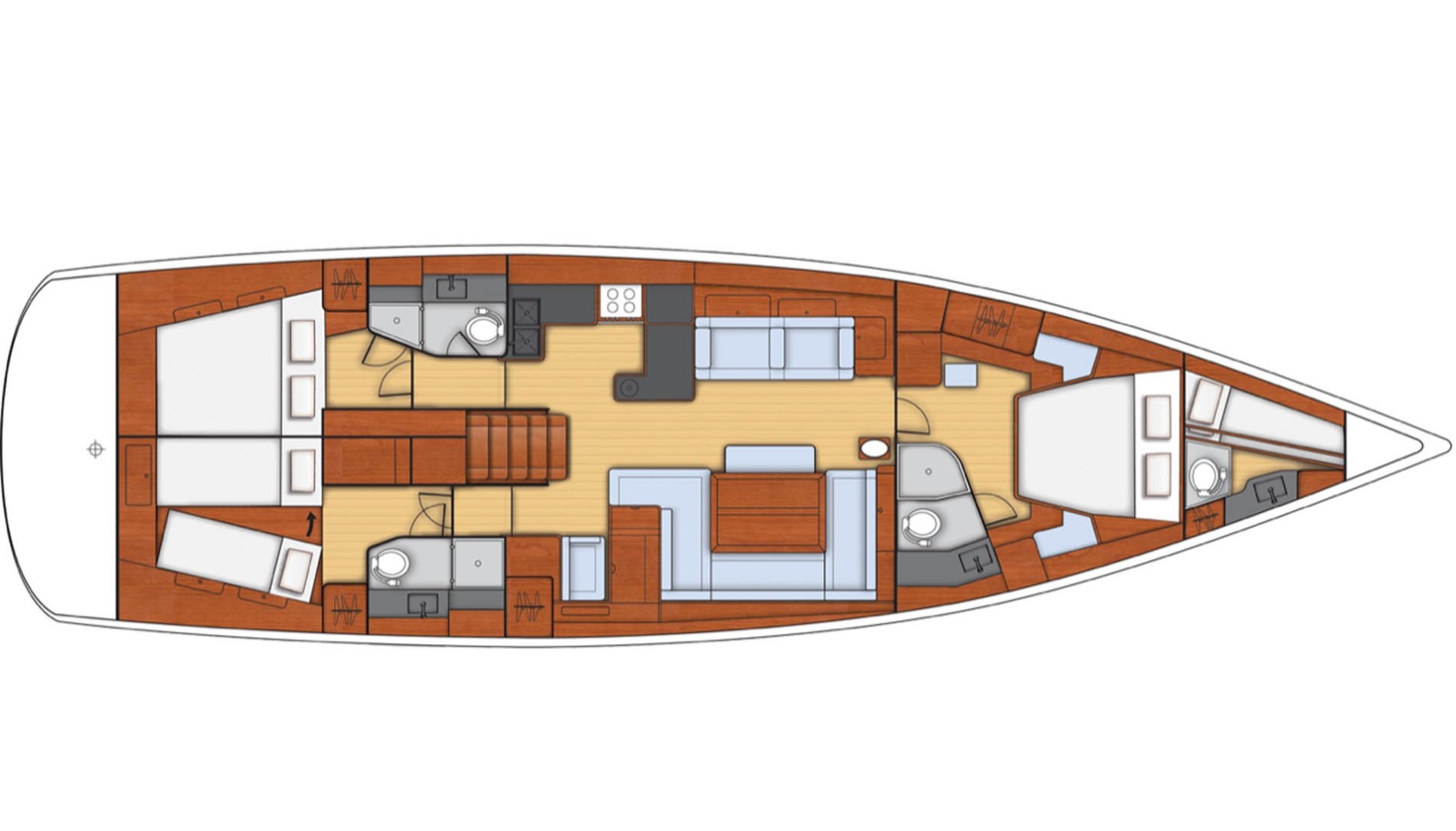 Beneteau-Oceanis 60 2016-Sweet Dreams Cape Canaveral-Florida-United States-Interior Layout Drawing-1749679 | Thumbnail