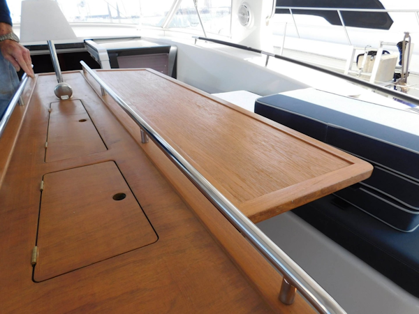Beneteau-Oceanis 60 2016-Sweet Dreams Cape Canaveral-Florida-United States-Solid Teak Cockpit Table, 2 Leaves-1749733