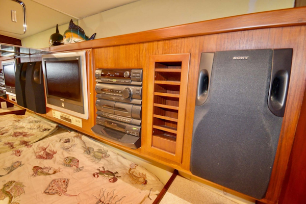 Bertram-54 Convertible 1981-Extractor Marathon-Florida-United States-Master Stateroom Built-In Entertainment Center-1807125