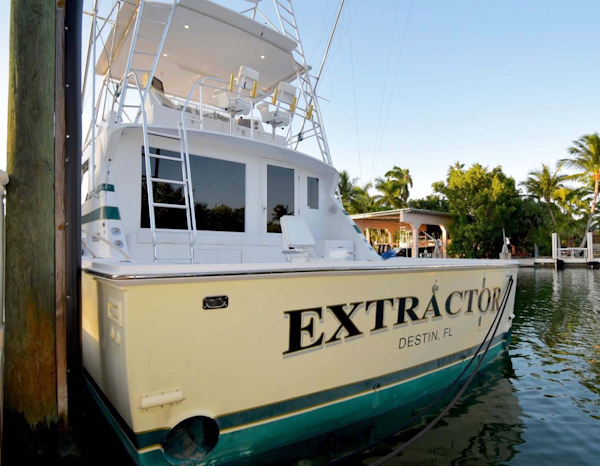 Bertram-54 Convertible 1981-Extractor Marathon-Florida-United States-Stern View-1807151