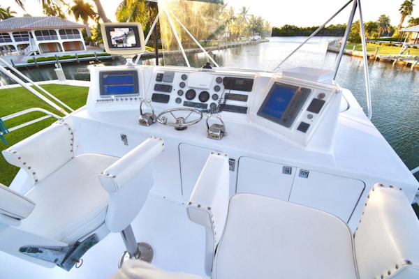 Bertram-54 Convertible 1981-Extractor Marathon-Florida-United States-Helm Dash and Chairs-1807137