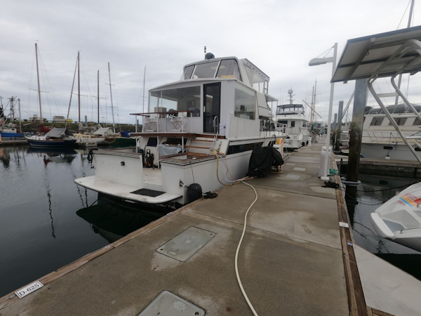 Californian-52 Cockpit Motor Yacht 1990-Thisle Dew Port Angeles-Washington-United States-Stern View-1776698