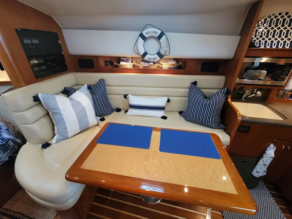 Tiara Yachts-3800 Open 2007-Final Verdict Rockport-Texas-United States-Salon Seating and Table-1778451