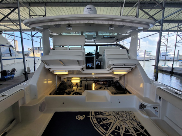 Tiara Yachts-3800 Open 2007-Final Verdict Rockport-Texas-United States-Engine Compartment-1778481