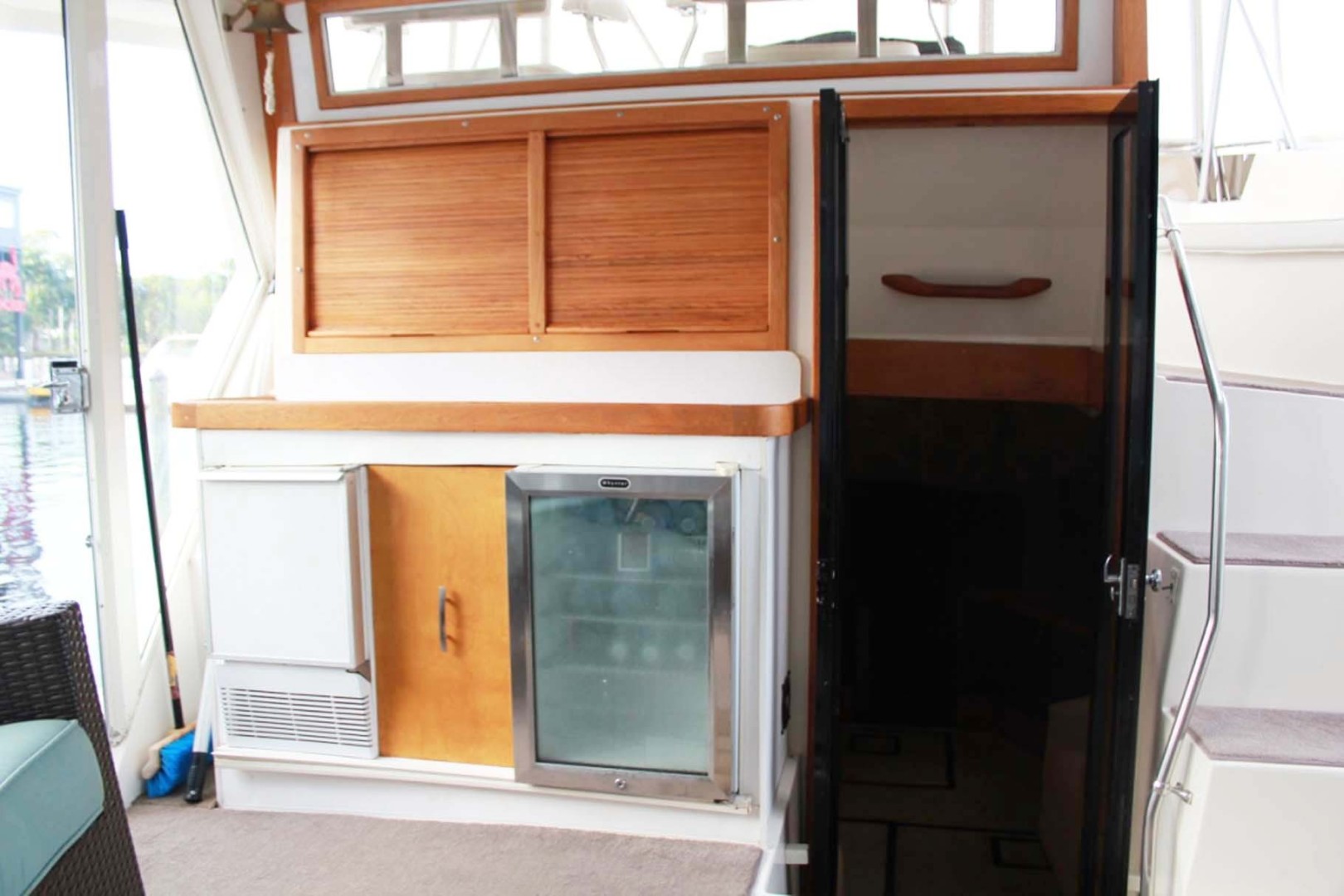 Viking-44 Double Cabin 1990-MY TURN Fort Myers-Florida-United States-Aft Deck Wet Bar-1788589 | Thumbnail