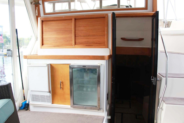 Viking-44 Double Cabin 1990-MY TURN Fort Myers-Florida-United States-Aft Deck Wet Bar-1788589