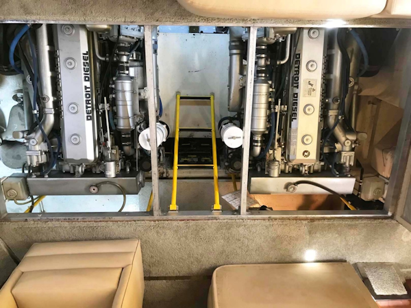 Viking-44 Double Cabin 1990-MY TURN Fort Myers-Florida-United States-Engine Room-1788601