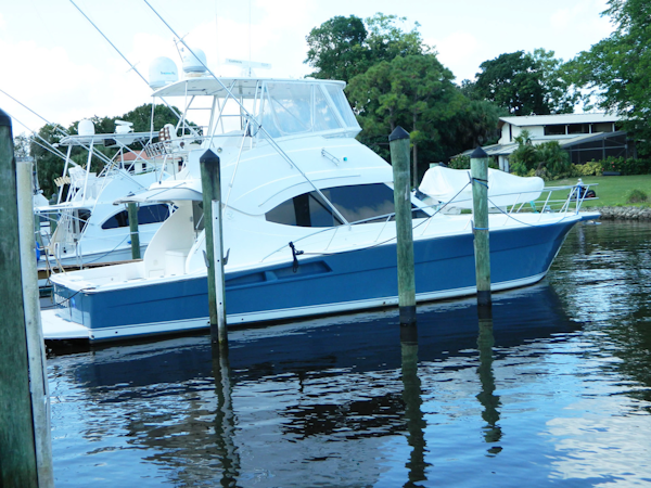 Riviera-Convertible 2008-WUDABOUT Palm City-Florida-United States-Starboard Side at Dock-1792811