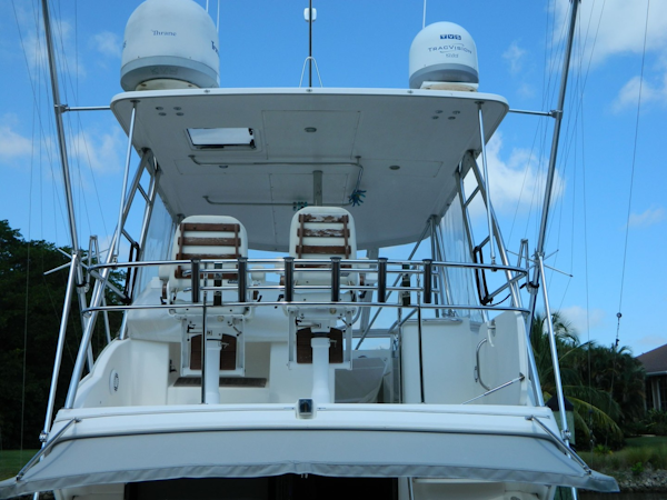 Riviera-Convertible 2008-WUDABOUT Palm City-Florida-United States-Aft View of Flybridge-1792940
