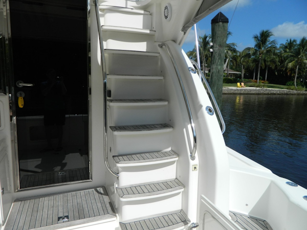 Riviera-Convertible 2008-WUDABOUT Palm City-Florida-United States-Stairs to Flybridge-1792941