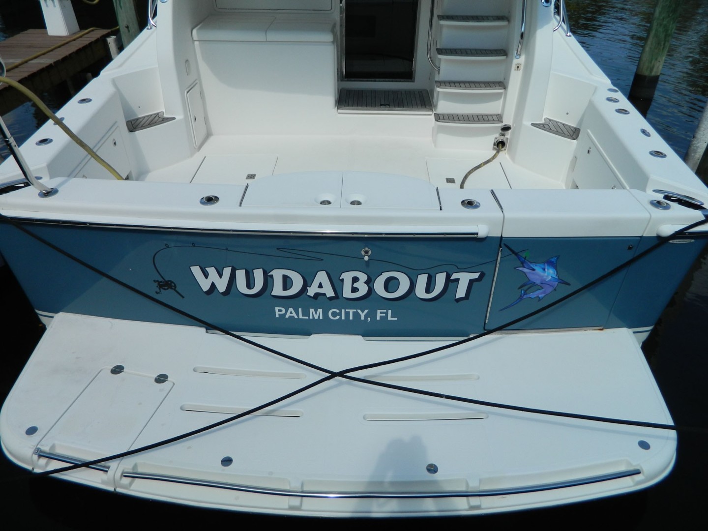 Riviera-Convertible 2008-WUDABOUT Palm City-Florida-United States-Swim Platform-1792952 | Thumbnail