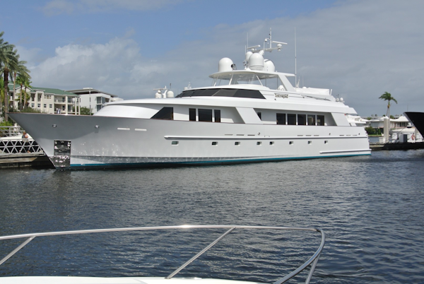Delta Marine-110 Raised Pilothouse 1994-Intrepid Fort Lauderdale-Florida-United States-Main Profile-1801905