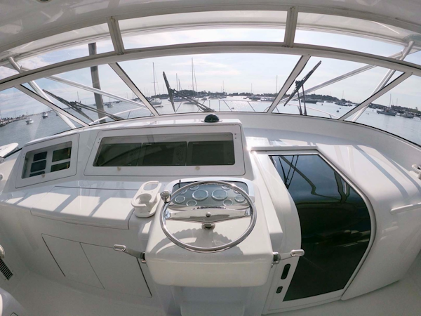 Viking-Express 2005-Reel Wit Scituate-Massachusetts-United States-Flybridge Helm and Cabin Entry-1811270