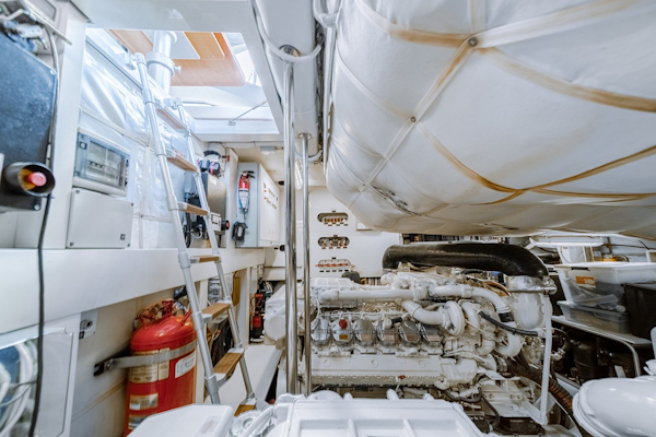 Pershing-64 2011-Aretecte Miami-Florida-United States-Engine Room-1813543