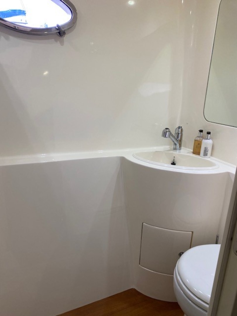 Pershing-64 2011-Aretecte Miami-Florida-United States-Separate Enclosed Bath with Privacy Door-1813517 | Thumbnail