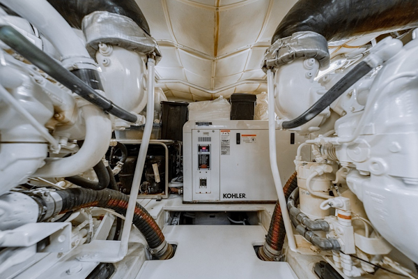 Pershing-64 2011-Aretecte Miami-Florida-United States-Engine Room-1813539
