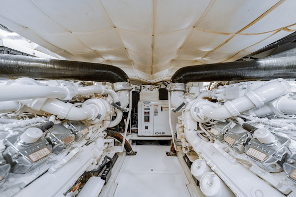 Pershing-64 2011-Aretecte Miami-Florida-United States-Engine Room-1813538