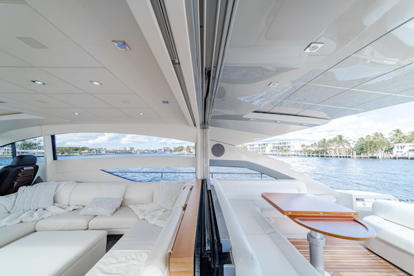 Pershing-64 2011-Aretecte Miami-Florida-United States-Salon  Seating to Starboard-1813467