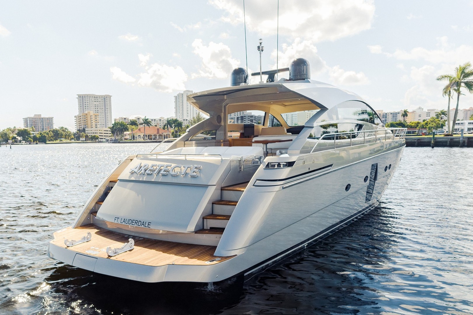 Pershing-64 2011-Aretecte Miami-Florida-United States-Starboard Aft Quarter-1813549 | Thumbnail