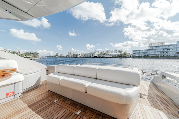 Pershing-64 2011-Aretecte Miami-Florida-United States-Aft Deck Seating-1813532