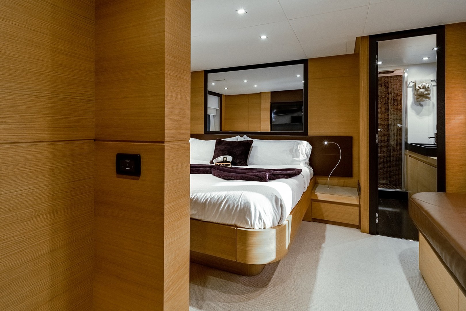 Pershing-64 2011-Aretecte Miami-Florida-United States-Master Stateroom Entry-1813484 | Thumbnail