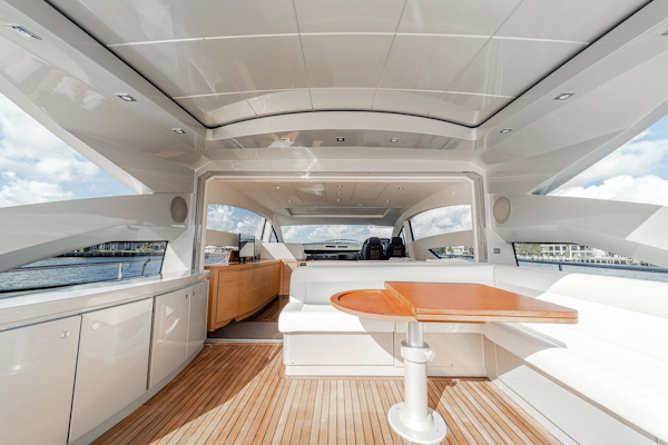 Pershing-64 2011-Aretecte Miami-Florida-United States-Fiberglass Deck with Teak Overlay-1813528