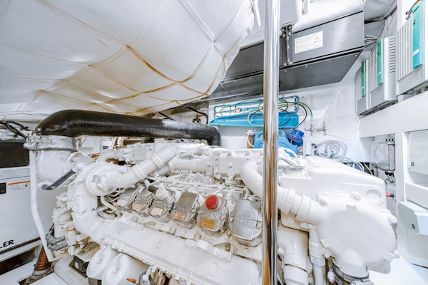 Pershing-64 2011-Aretecte Miami-Florida-United States-Engine Room-1813540