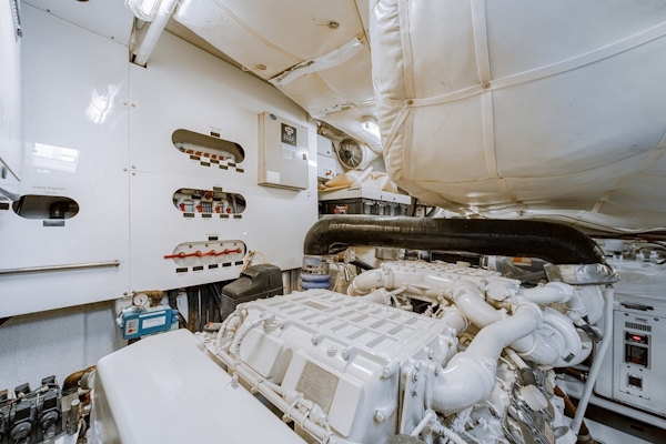Pershing-64 2011-Aretecte Miami-Florida-United States-Engine Room-1813537