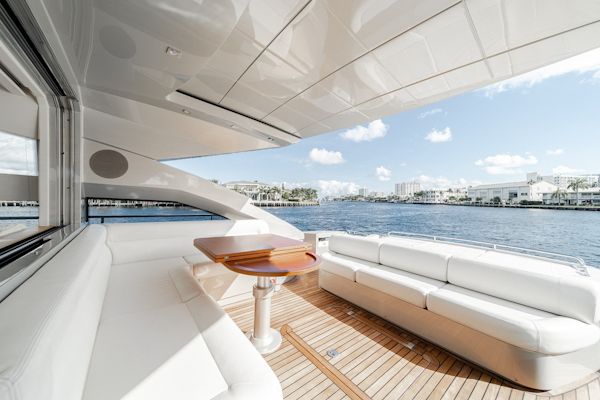 Pershing-64 2011-Aretecte Miami-Florida-United States-8 Person Life Raft Under Starboard Seating-1813531