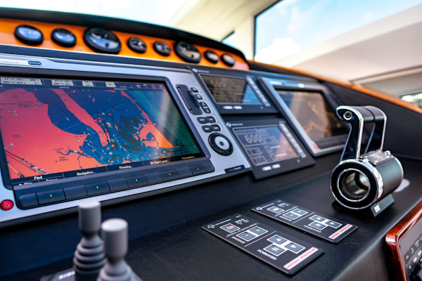 Savannah-54 2011-INVERSE ENTROPY Fort Lauderdale-Florida-United States-(2) Raymarine Hydra Touch E120 GPS / radar / depth sounders-1868612