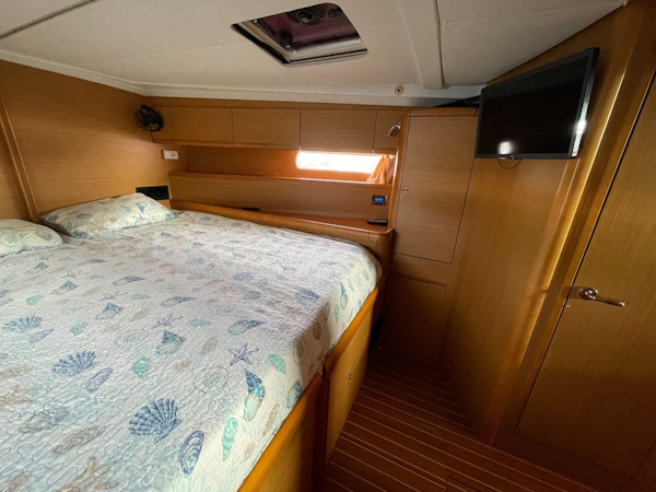 Jeanneau-53 2010 -Key Largo-Florida-United States-Hanging Lockers both Port and Starboard and Flat Screen TV-1818190