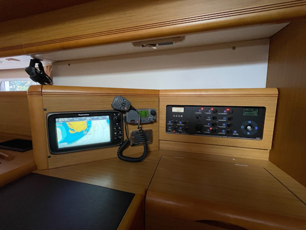 Jeanneau-53 2010 -Key Largo-Florida-United States-Tabletop is on a Hideaway Track, Panel Access is Convenient, New Raymaine Instruments.-1818183