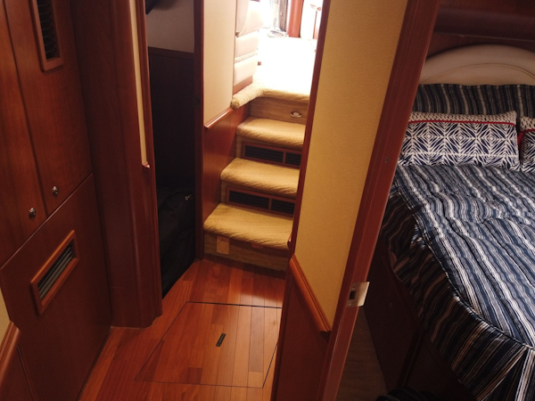 Silverton-Cape May 520 2013-Take Two Key West-Florida-United States-Companionway To Staterooms-2027477