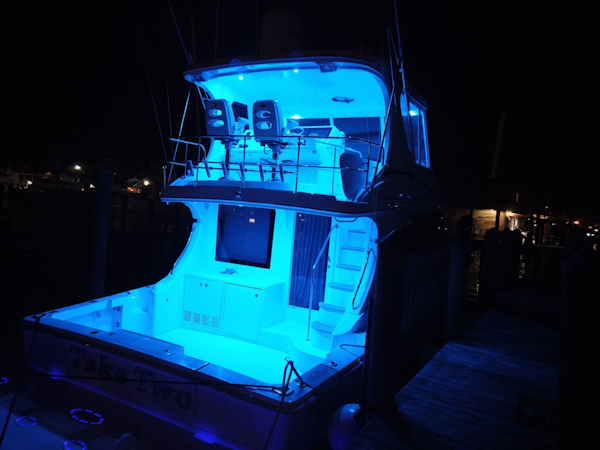 Silverton-Cape May 520 2013-Take Two Key West-Florida-United States-Night Lighting-2027531
