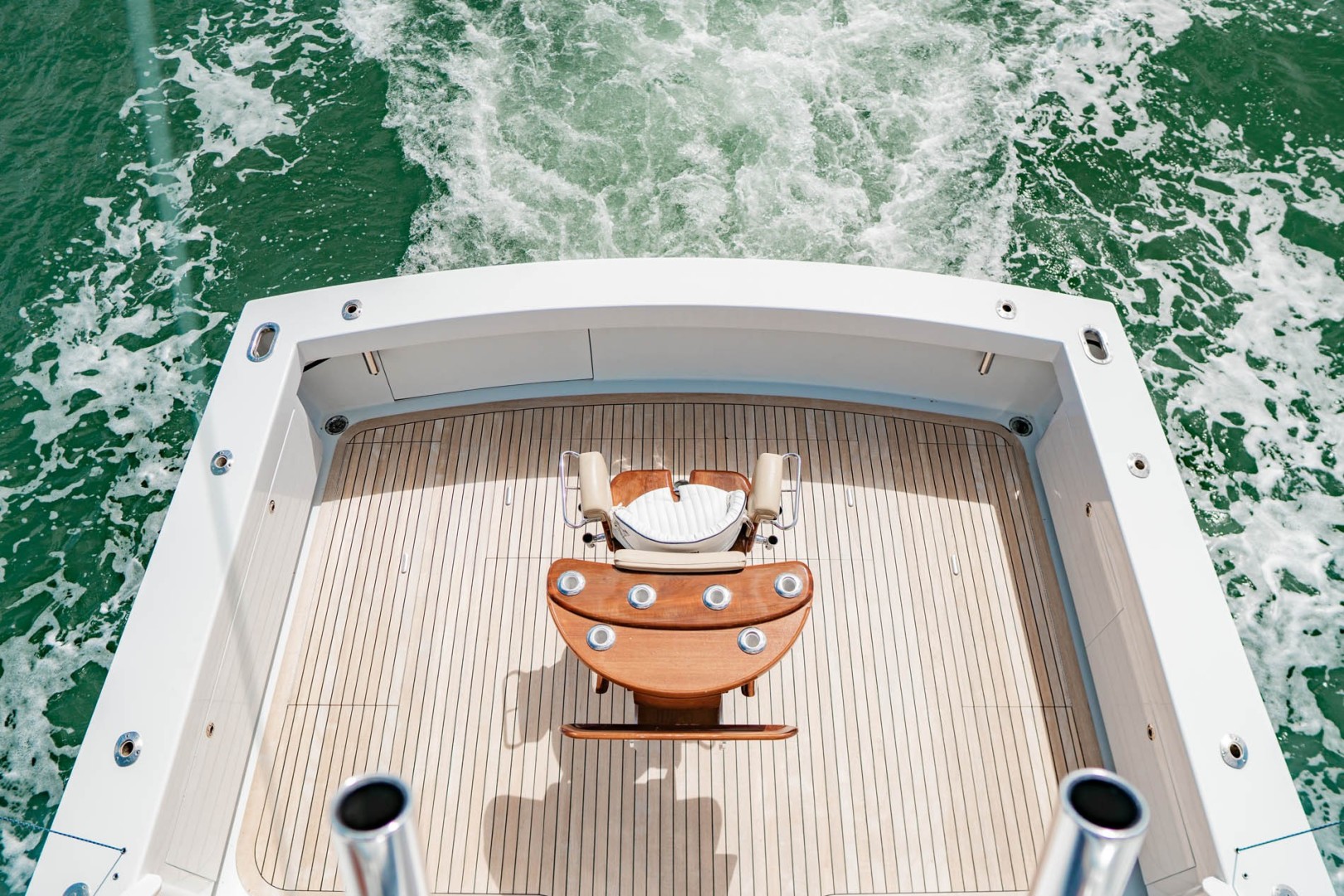 Jim Smith-Custom 60 Sportfish Convertible 1986-Runaway Fort Pierce-Florida-United States-Cockpit From Bridge-2090756 | Thumbnail
