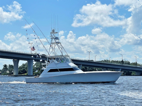 Jim Smith-Custom 60 Sportfish Convertible 1986-Runaway Fort Pierce-Florida-United States-Starboard Profile-2090817