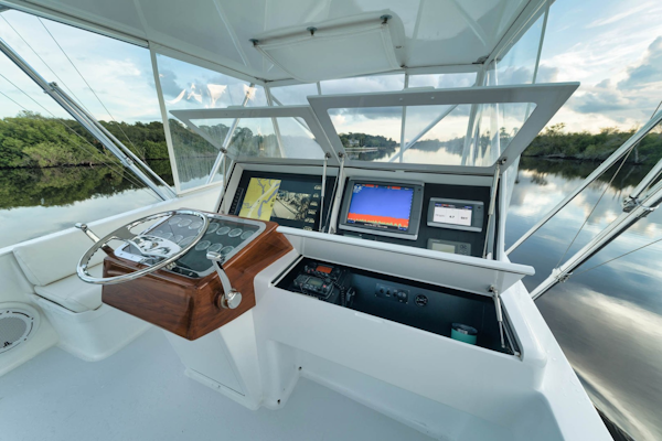 Jim Smith-Custom 60 Sportfish Convertible 1986-Runaway Fort Pierce-Florida-United States-Bridge Helm Station-2090745