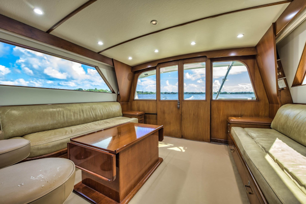 Jim Smith-Custom 60 Sportfish Convertible 1986-Runaway Fort Pierce-Florida-United States-Salon Teak Doors-2090767