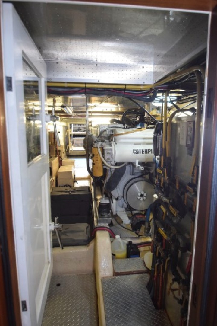 Grand Alaskan-64 Pilothouse 1999-SOFT TOUCH Fort Lauderdale-Florida-United States-Engine Room View From Master Stateroom-2184001 | Thumbnail