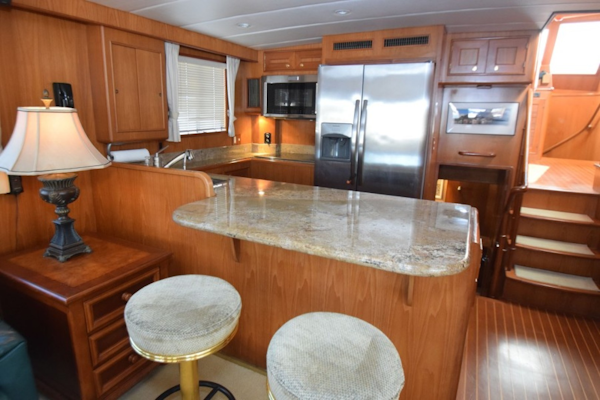 Grand Alaskan-64 Pilothouse 1999-SOFT TOUCH Fort Lauderdale-Florida-United States-Galley From Salon-2183979